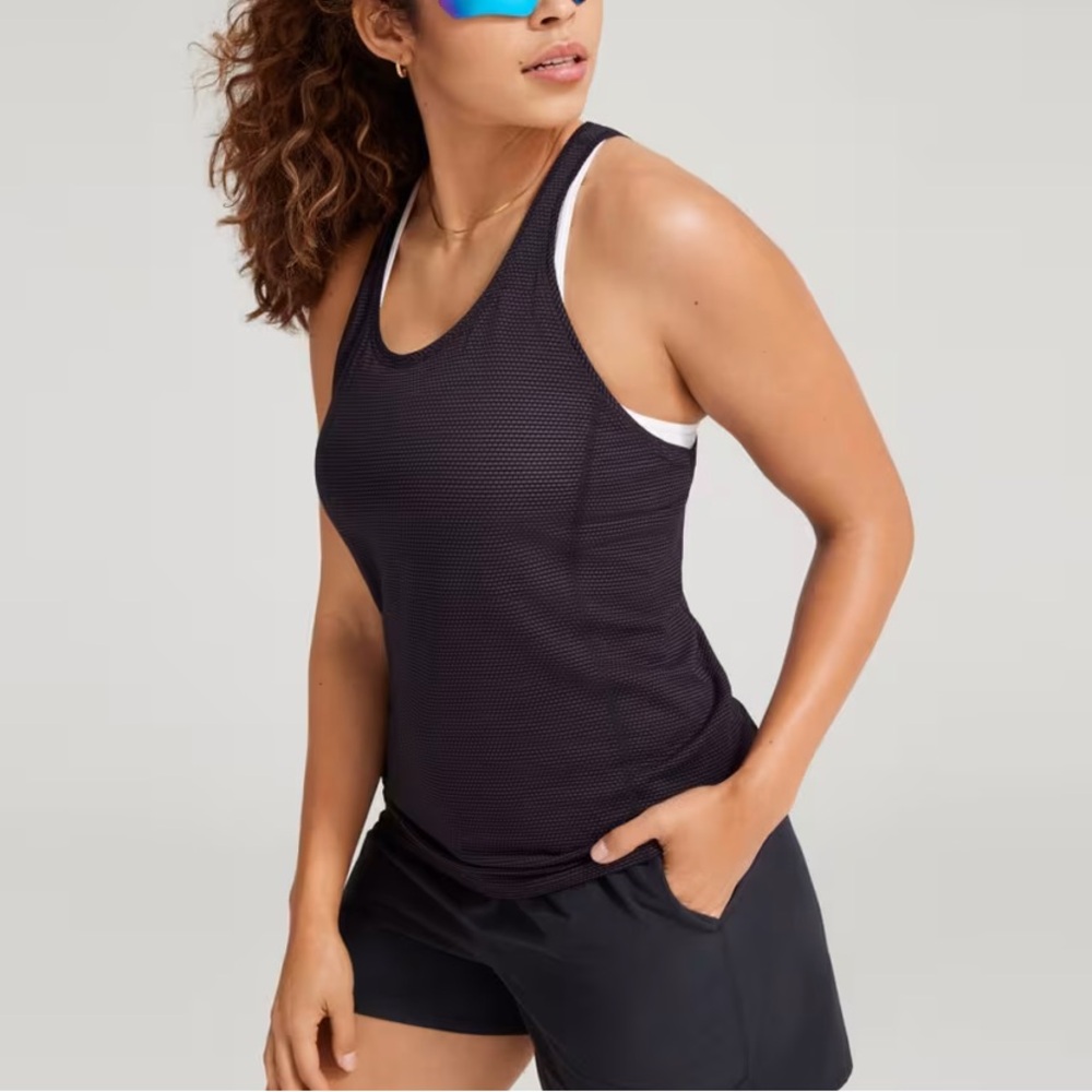 Allbirds Natural Run Tank Top Natural Black Women’s Small